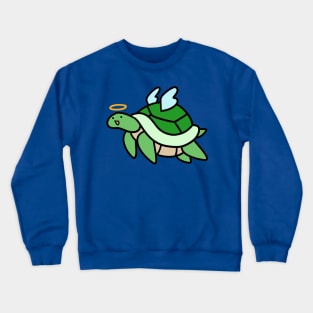 Green Angel Turtle Crewneck Sweatshirt